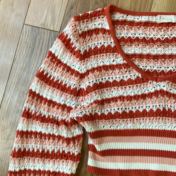 Alter’d State cropped cotton sweater  - vintage vibes size Latege- fits larger! - Picture 3 of 4